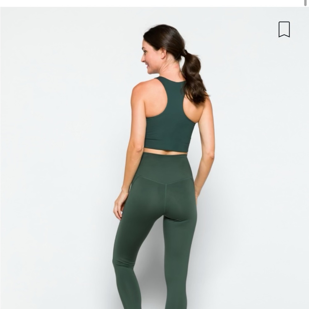 Girlfriend Collective Bellami Compressive High Rise Performance Legging - Picture 3 of 6